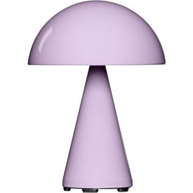 Hübsch Mush genopladelig bordlampe, lyserød