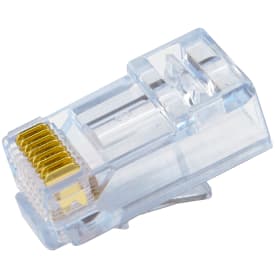 Simply45 RJ45 standardkontakt CAT.5E oskärmad, blå, 20-pack