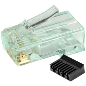 Simply45 RJ45 standardkontakt CAT.6/6A oskärmad, grön, 20-pack