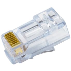 Simply45 RJ45 genomgångskontakt CAT.6/6A oskärmad, blå, 20-pack