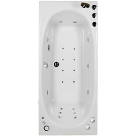Bathlife Fridfull boblebad premium 160 cm, venstre, hvit
