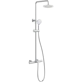 Bathlife Brusa badekarbatteri med dusjsett, krom