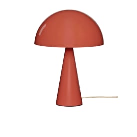 2 stk Hübsch Mush bordlampe, rød, 34 cm