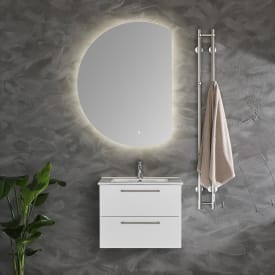 Bathlife speil med lys, 75x100 cm