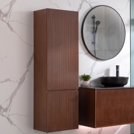 Bathlife Förtjust sideskap med 2 dører, 45x35x150 cm, brun eik