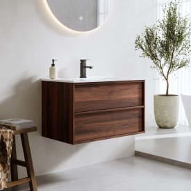 Bathlife Charm servantskap, 81x46 cm, hvit valnøtt