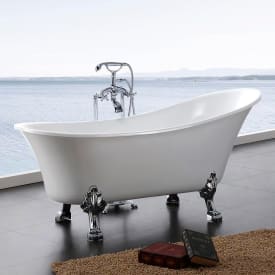 Bathlife Fossing badekar, 162x71 cm, hvit