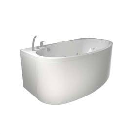 Westerbergs Norden 170O Superior soft boblebad, 1700x900 mm, akryl, hvit