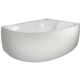 Westerbergs Ocean 170L Duo badekar, asymmetrisk, 1700x1255 mm, venstre, akryl, hvit