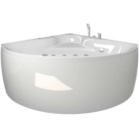 Westerbergs Ocean 150C Executive boblebad, hjørne, 1467x1467 mm, akryl, hvit