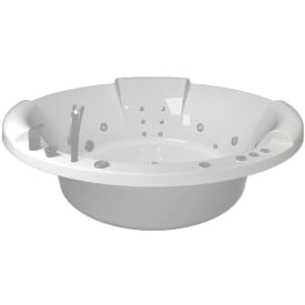Westerbergs Pacific 175R Executive boblebad, 1750 mm, akryl, hvit