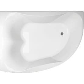 Westerbergs Ocean 170R Duo badekar, asymmetrisk, 1700x1255 mm, høyre, akryl, hvit