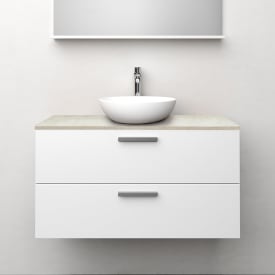 Westerbergs Jord servantskap, 100x45.3 cm, hvit