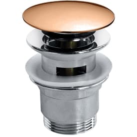 Noro bunnventil, push-open, Kobber
