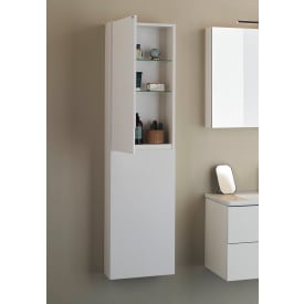 Noro Flex Compact City/Studio høyskap, dybde 20 cm, matt hvit