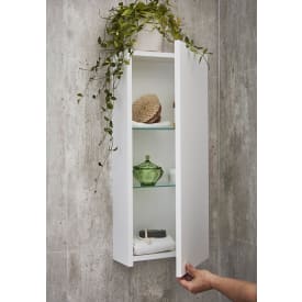 Noro Flex veggskap, 30x70 cm, hvit