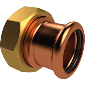 Forskruning Blyfri rødgods Omløber/M-press 1.1/2" x 35 mm.