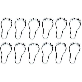 Spirella Anello ringe til badeforhæng, 12 stk., krom