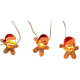 Veli Line lyskæde med kagemænd, 20 lys, 2 meter