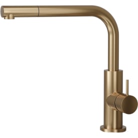 Scandtap Steel Accent 90 kjøkkenbatterieri, uttrekkbar tut, sand