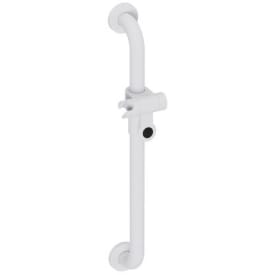 Hewi 477 støttegreb/brusestang, 60 cm, mat hvid