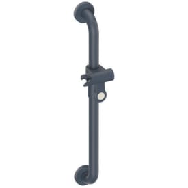 Hewi 801 støttegreb/brusestang, 60 cm, mat antracit