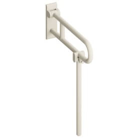 Hewi Serie 801 armstøtte, 90 cm, mat råhvid