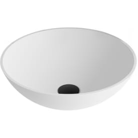 Scandtap Bathroom Concepts Solid R1, Ø400 mm, hvit matt