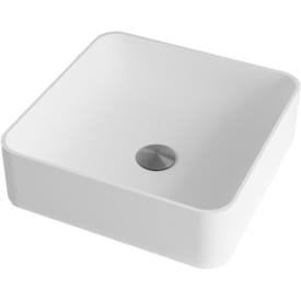 Scandtap Solid S1 tvättställ, 38x38 cm, matt vit