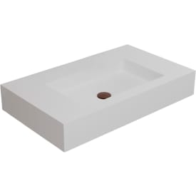 Scandtap Solid SW4 håndvask, 80x47,5 cm, mat hvid