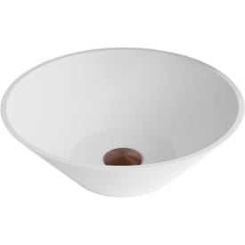 Scandtap Solid R3 tvättställ, Ø40,2 cm, matt vit