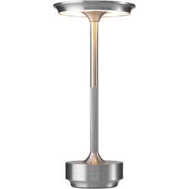 Nordic Light Skagen genopladelig bordlampe, sølv