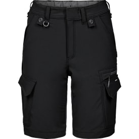 Engel Entire dame arbejdsshorts full stretch, Black/Anthracite Grey, 40