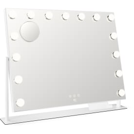 Wilfa EC Star MI2W-D58 makeup spejl med lys, 64x50,3 cm, hvid