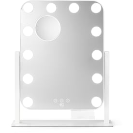 Wilfa EC Shine MI3W-D29 makeup spejl med lys, 35x43,8 cm, hvid