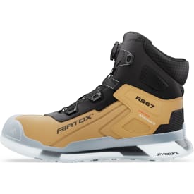 Airtox RS67 sikkerhedsstøvletter S7S, Desert haze/raven-black, 43