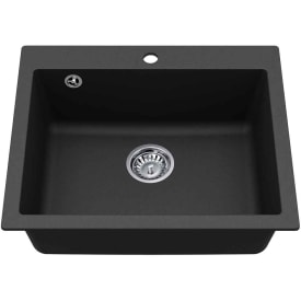 Lavabo Studio 60 køkkenvask, 61x51 cm, sort