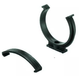Wavin Wafix 110 mm PP snePPklammer med bøyle, sort