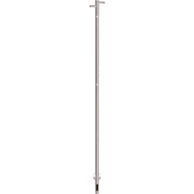 Kriss Single håndkletørker, el, 3,2x148 cm, polert rustfritt stål