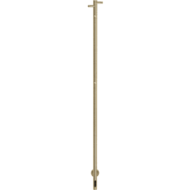 Kriss Single handdukstork, el, 3,2x148 cm, borstad mässing