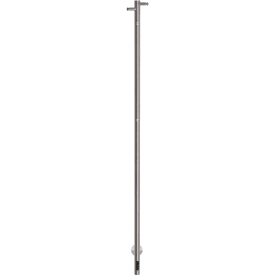 Kriss Single håndkletørker, el, 3,2x148 cm, børstet rustfritt stål