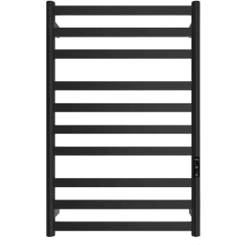 Kriss Kyiv håndklædetørrer, el, 53x77 cm, mat sort
