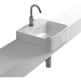 Lavabo 35 håndvask, 35x35 cm, hvid