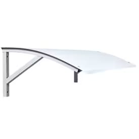 4 stk LuftX® Varmepumpetag til udedel hvid