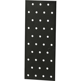 25 stk Sømplade, 80 x 200 x 2,0 mm, sort