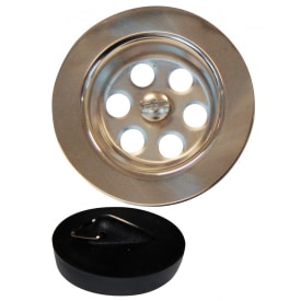 Bundventil til badekar 1 1/2", krom
