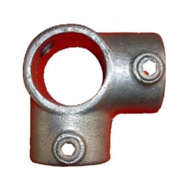 Pipe clamp hjørnevinkel, 3-vejs, 3/4"