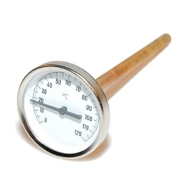 Termometer 1/2"x100 mm, 0-120°