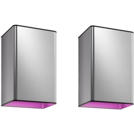 Philips Hue Resonate udendørs væglamper, aluminium, 2-pak