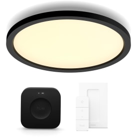 Philips Hue Aurelle plafond, sort, startsæt